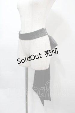 画像1: To Alice / リボンベルト  黒 S-25-09-15-008-LO-ZA-AS-ZS