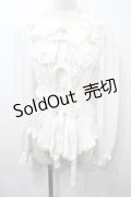 metamorphose / シャーリングブラウス  白 S-25-09-15-020-ME-BL-AS-ZS