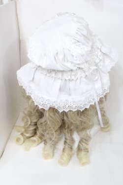 画像2: ALICE and the PIRATES / フリルメイドキャップ  白 S-25-09-15-003-PA-AC-AS-ZS
