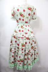画像2: Emily Temple cute / Dear Strawberry Anniversaryドレス  ミント S-25-09-15-032-ET-OP-HR-ZT325 (2)