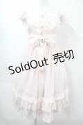 metamorphose / カットドビーミディアムフリルジャンパースカート  ピンク S-25-09-15-033-ME-OP-AS-ZS