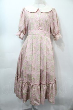 画像1: m petit by misako / NINA’Sコラボトワルドジュイワンピース  ピンク S-25-09-15-036-LO-OP-HR-ZS