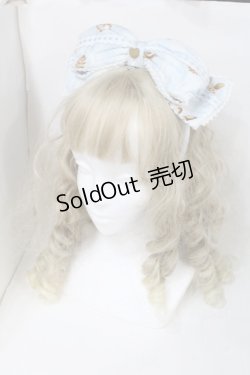 画像1: metamorphose / くまちゃんのBakery cafeカチューシャ  サックス S-25-09-15-004-ME-AC-AS-ZS