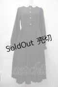 m petit by misako / AM*レースエリプリーツワンピース  黒 S-25-09-15-044-LO-OP-HR-ZS