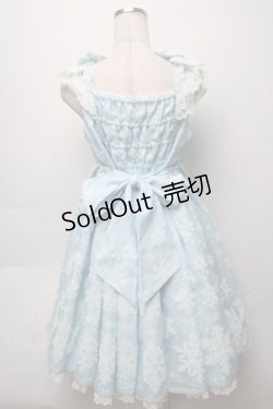 画像2: Angelic Pretty / Jewelry Snowジャンパースカート  サックス S-25-09-16-034-AP-OP-AS-ZS