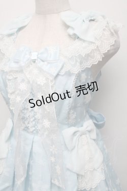 画像3: Angelic Pretty / Jewelry Snowジャンパースカート  サックス S-25-09-16-034-AP-OP-AS-ZS