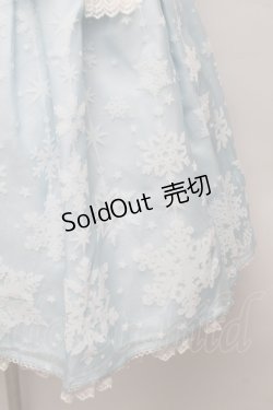 画像4: Angelic Pretty / Jewelry Snowジャンパースカート  サックス S-25-09-16-034-AP-OP-AS-ZS