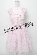 Angelic Pretty / 雪のガラスドームジャンパースカート  ピンク S-25-09-16-036-AP-OP-AS-ZS