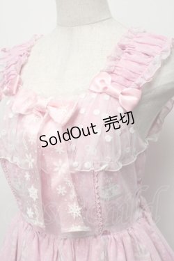 画像3: Angelic Pretty / 雪のガラスドームジャンパースカート  ピンク S-25-09-16-036-AP-OP-AS-ZS