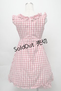 画像2: MILK / ビバ・ギンガムドレス  赤x白 S-25-09-16-040-ML-OP-HR-ZS