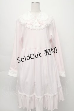 画像1: MAM / ラブリーパルテールローズジレ風ワンピース  ピンク S-25-09-16-041-LO-OP-AS-ZS