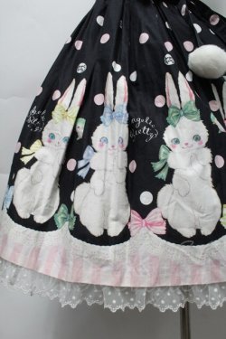 画像3: Angelic Pretty / マシュマロバニーワンピース  黒 S-25-09-16-047-AP-OP-AS-ZS