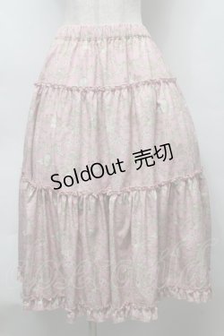 画像1: m petit by misako / AM*ジュイパニエスカート LL ピンク S-25-09-16-056-LO-SK-AS-ZS