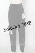 NieR Clothing / NieRちゃん刺繍ワイドパンツ  黒 S-25-09-16-061-PU-PA-HR-ZI