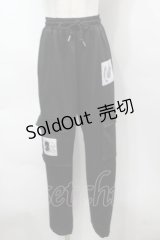 NieR Clothing / NieRちゃん刺繍ワイドパンツ  黒 S-25-09-16-061-PU-PA-HR-ZI
