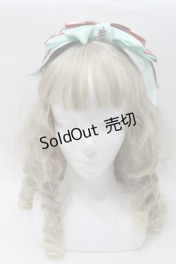 画像2: ALICE and the PIRATES / グログランリボン3WAYカチューシャ  ミント S-25-09-16-007-PA-AC-AS-ZS