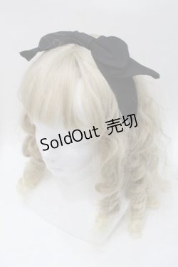 画像1: Jane Marple / リボンヘアバンド  黒 S-25-09-16-008-JM-AC-HR-ZS