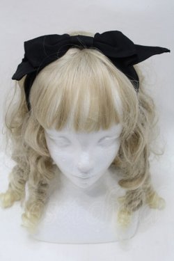 画像2: Jane Marple / リボンヘアバンド  黒 S-25-09-16-008-JM-AC-HR-ZS