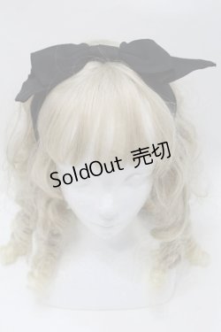 画像2: Jane Marple / リボンヘアバンド  黒 S-25-09-16-008-JM-AC-HR-ZS
