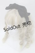 Jane Marple / 別珍リボンヘアバンド  黒 S-25-09-16-009-JM-AC-HR-ZS