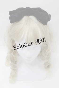 画像2: Jane Marple / 別珍リボンヘアバンド  黒 S-25-09-16-009-JM-AC-HR-ZS