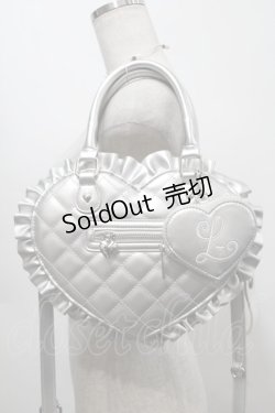 画像1: Lolime / Darling With Me ハートショルダーバッグ  シルバー S-25-09-16-010-LO-BG-AS-ZS