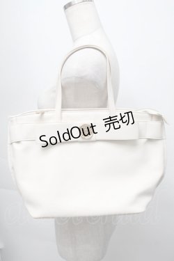 画像1: m petit by misako / AMリボン2wayバッグ  オフ S-25-09-16-012-LO-BG-AS-ZS