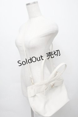 画像5: m petit by misako / AMリボン2wayバッグ  オフ S-25-09-16-012-LO-BG-AS-ZS