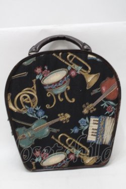 画像2: Jane Marple / 楽器ゴブラン楽器ケース型バッグ  黒 S-25-09-16-016-JM-BG-HR-ZS