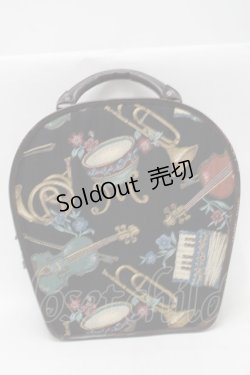 画像2: Jane Marple / 楽器ゴブラン楽器ケース型バッグ  黒 S-25-09-16-016-JM-BG-HR-ZS