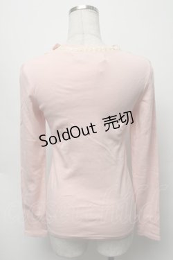 画像2: an another angelus / 巻バラカットソー  ピンク S-25-09-16-022-CA-TO-AS-ZS