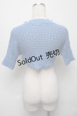 画像2: MILK / サマーニット  ブルー S-25-09-16-023-ML-TO-HR-ZS