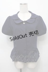 LODISPOTTO / ビジューボタンジャケット  紺 S-25-09-16-024-LO-JA-AS-ZT365