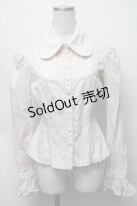 Mary Magdalene / ペルルドールブラウス  キナリ S-25-09-16-026-CL-BL-HR-ZS