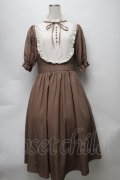 m petit by misako / ナシジムジキリカエワンピース L ベージュ S-25-09-16-027-LO-OP-AS-ZS