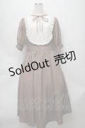 m petit by misako / ナシジムジキリカエワンピース L ベージュ S-25-09-16-027-LO-OP-AS-ZS