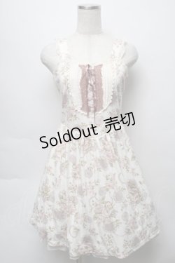 画像1: axes femme / 花柄ワンピース  オフ S-25-09-16-029-AX-OP-AS-ZS