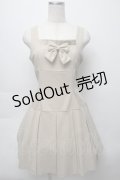 Victorian maiden / ボックスプリーツワンピース  ベージュ S-25-09-16-031-CL-OP-HR-ZS