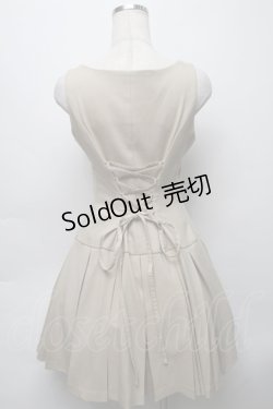 画像2: Victorian maiden / ボックスプリーツワンピース  ベージュ S-25-09-16-031-CL-OP-HR-ZS