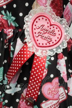 画像3: Angelic Pretty / Fresh Strawberry Dinerワンピース  黒 S-25-09-17-027-AP-OP-HR-ZT056