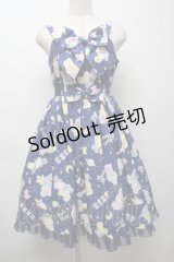 Angelic Pretty / SPACE TOYSジャンパースカート  紺 S-25-09-17-029-AP-OP-SZ-ZS