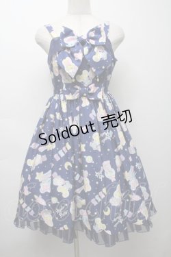 画像1: Angelic Pretty / SPACE TOYSジャンパースカート  紺 S-25-09-17-029-AP-OP-SZ-ZS