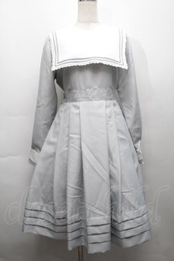 画像1: Angelic Pretty / 上級生ワンピース  グレー S-25-09-17-030-AP-OP-HR-ZS