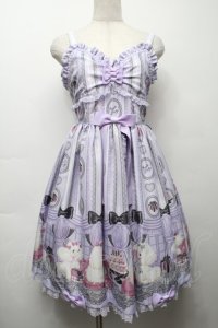 Angelic Pretty / Princess Puppyジャンパースカート  ラベンダー S-25-09-17-032-AP-OP-HR-ZS