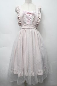 BABY,THE STARS SHINE BRIGHT / Charlotteチュールジャンパースカート  ピンク S-25-09-17-037-BA-OP-AS-ZT482