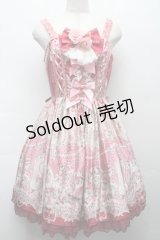 Angelic Pretty / Belle Epoque Roseジャンパースカート  ワイン S-25-09-17-038-AP-OP-AS-ZS