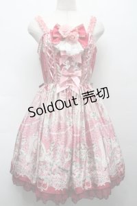 Angelic Pretty / Belle Epoque Roseジャンパースカート  ワイン S-25-09-17-038-AP-OP-AS-ZS