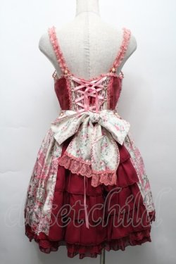画像2: Angelic Pretty / Belle Epoque Roseジャンパースカート  ワイン S-25-09-17-038-AP-OP-AS-ZS