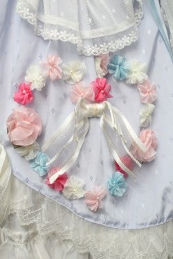 画像4: BABY,THE STARS SHINE BRIGHT / Garden Flowerジャンパースカート - サックス S-25-09-17-041-BA-OP-SZ-ZS