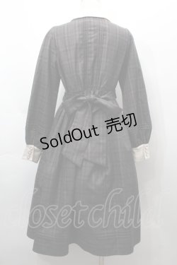 画像2: Amavel / Tarte Fillingクラシカルチェックワンピース  ブラウン S-25-09-17-046-CA-OP-HR-ZS